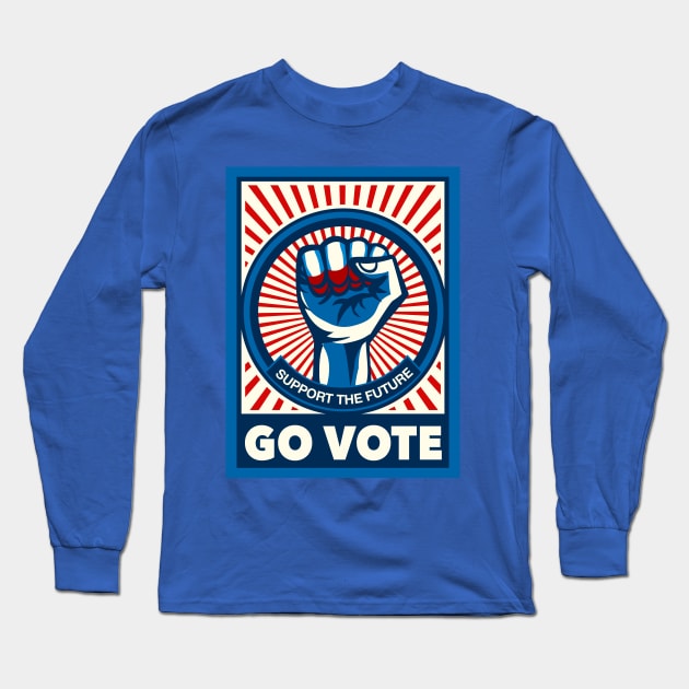 Go vote Long Sleeve T-Shirt by Letters&Design Junkie